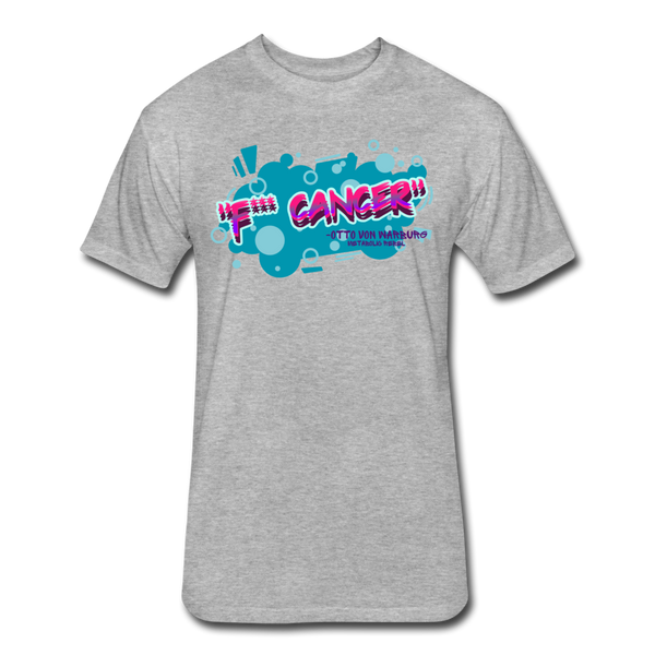 F*** Cancer Mens - heather gray