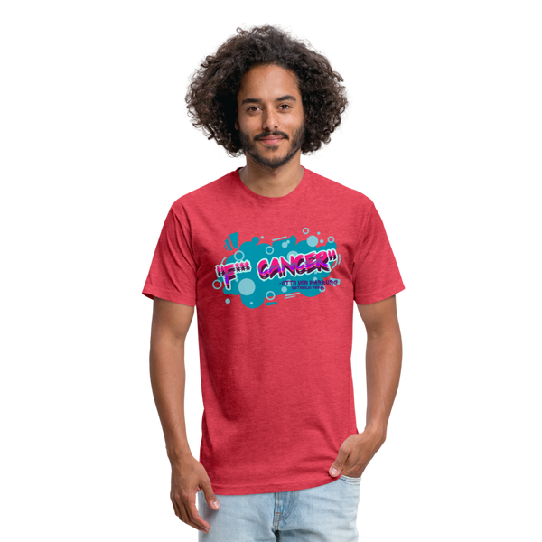 F*** Cancer Mens - heather red