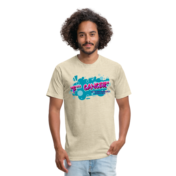 F*** Cancer Mens - heather cream