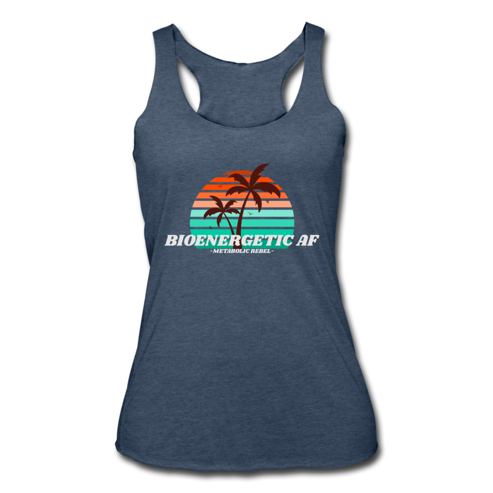 Bioenergetic AF Beach Womens Tank - heather navy