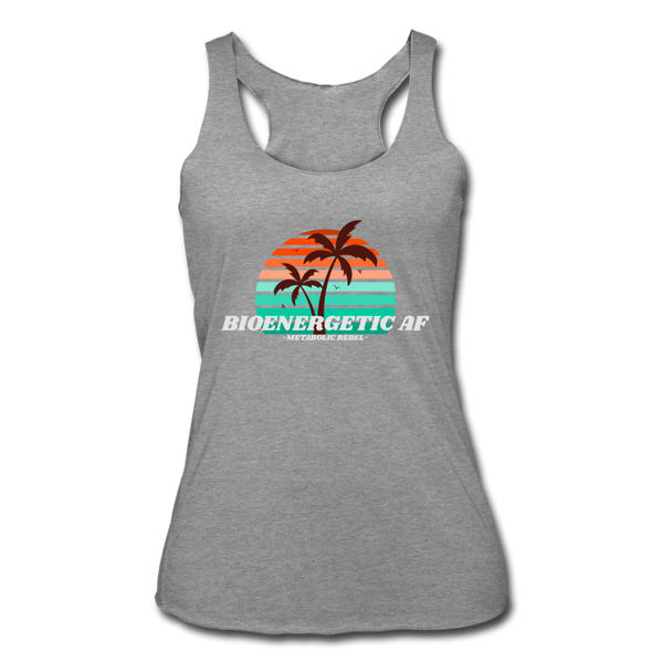 Bioenergetic AF Beach Womens Tank - heather grey