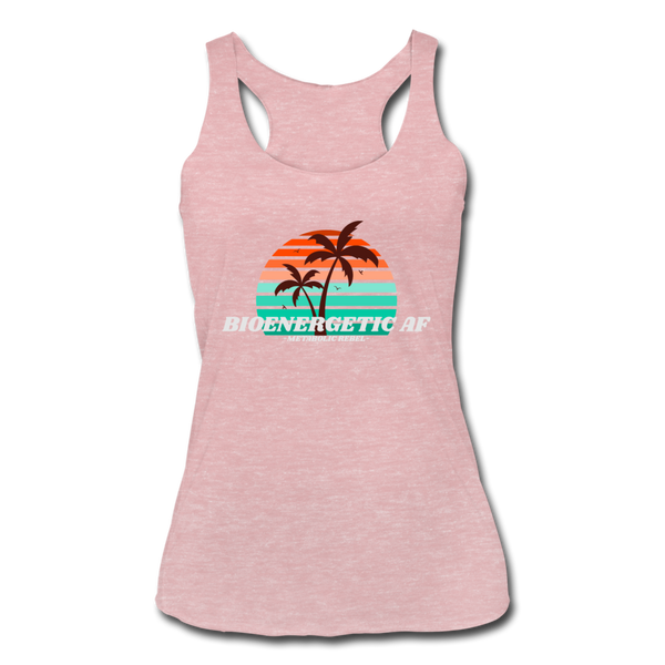 Bioenergetic AF Beach Womens Tank - heather dusty rose