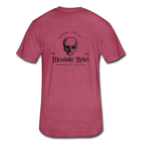 Skull Club Dark Mens - heather burgundy