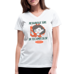 Metabolic Girl In Technicolor Womens - white