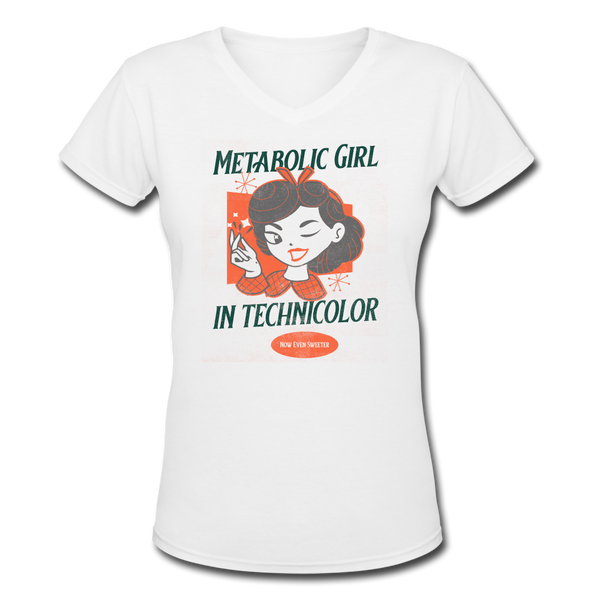 Metabolic Girl In Technicolor Womens - white