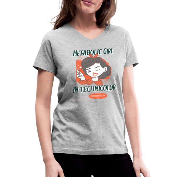 Metabolic Girl In Technicolor Womens - gray