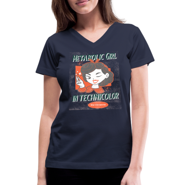 Metabolic Girl In Technicolor Womens - navy