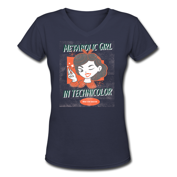 Metabolic Girl In Technicolor Womens - navy