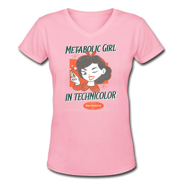 Metabolic Girl In Technicolor Womens - pink