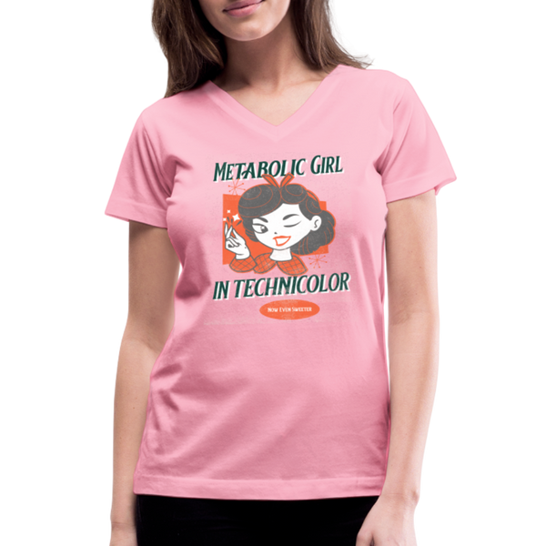 Metabolic Girl In Technicolor Womens - pink